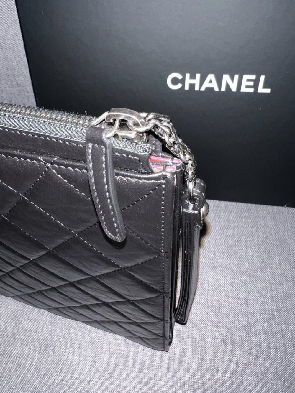 Chanel Quilted Leather Portfolio - Rare - Picture 8 of 14